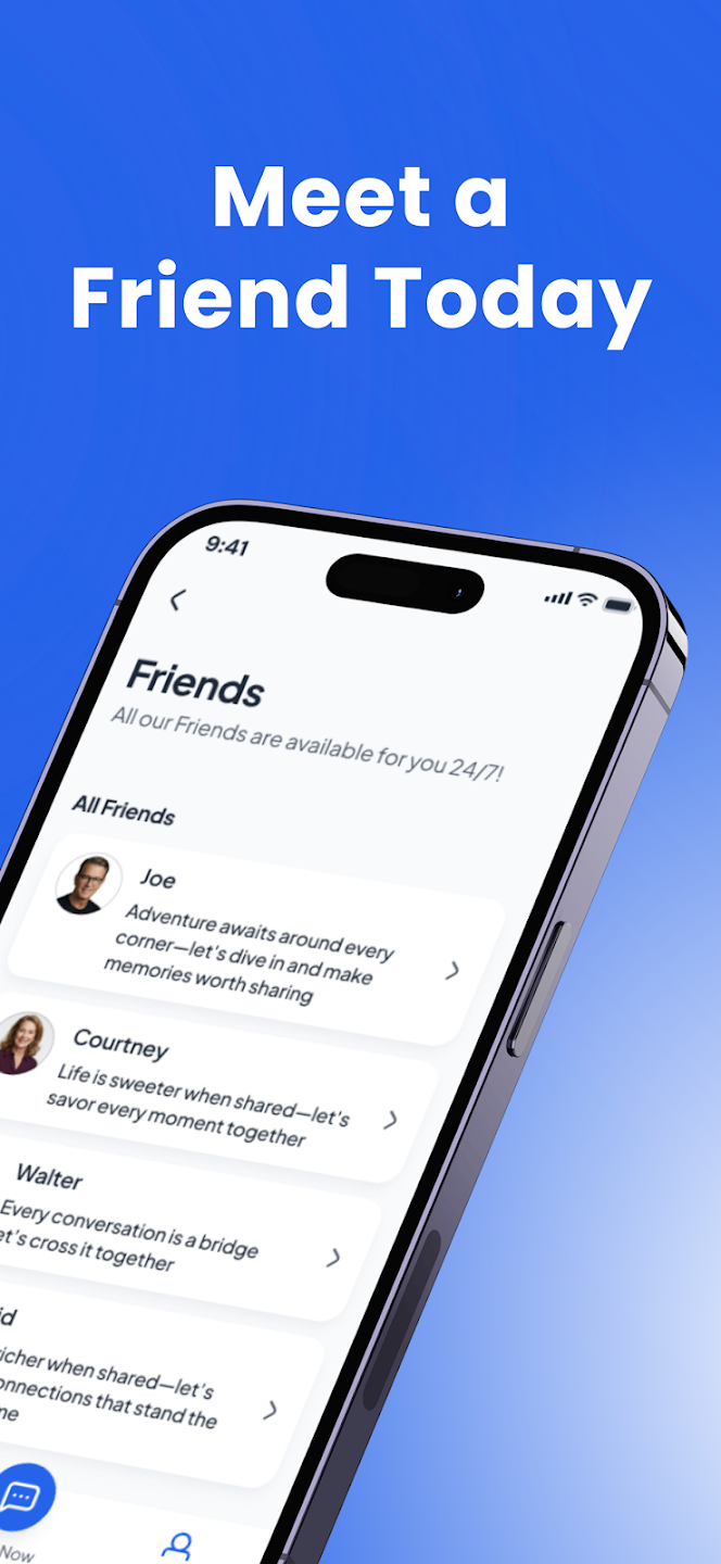 ReComune AI companion friends list